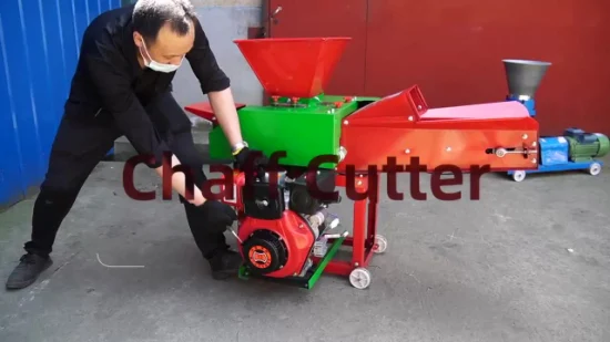 Weiyan Factory Direct Sale Mini Chaff Cutter Lowest Chaff Cutter Machine Animal Feed Grass Chopper