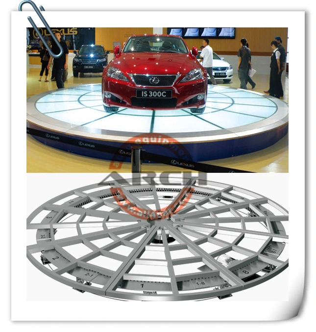 Auto Revolving Platform Car Turntable in Exhibition