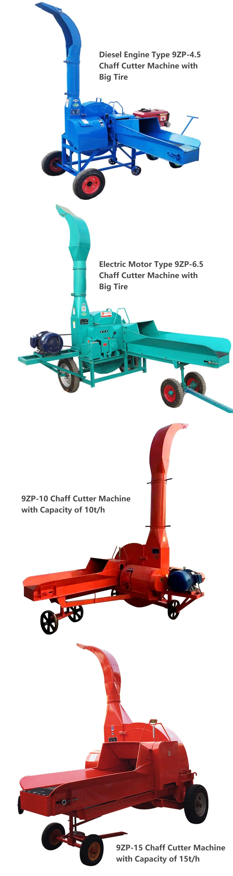 Farm Use Mini Chaff Cutter Machine Wood Chopper Machine