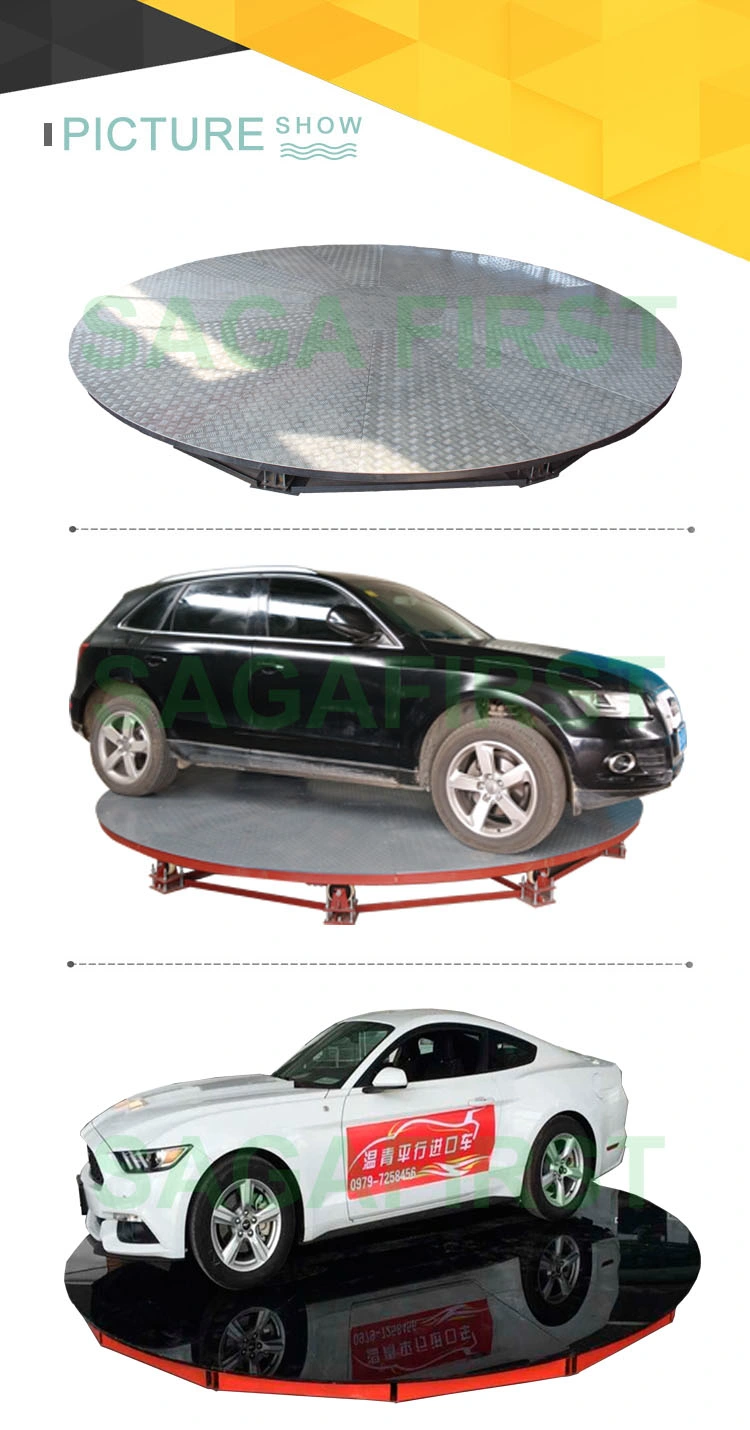 Automatic Rotating Parking Lift Car Display Turntable with CE