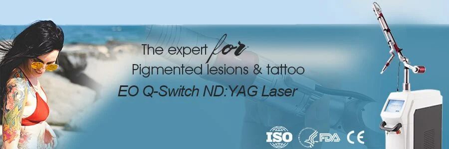 Q Switch ND YAG Laser Tattoo Removal and Carbon Peeling Ce Approved
