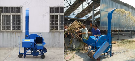 Customizable Mini Chaff Chopper Cattle Sheep Feed Grass Cutting Machine Hay Cutter Chopping Machine for Farm Use