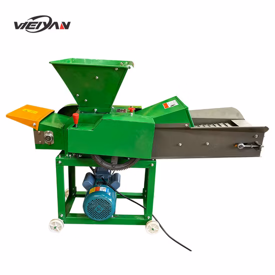 Weiyan Factory Direct Sale Mini Chaff Cutter Lowest Chaff Cutter Machine Animal Feed Grass Chopper